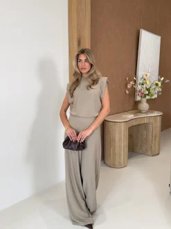Jumpsuit Luara taupe