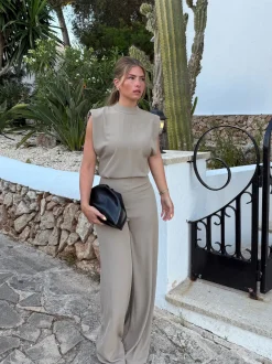 Jumpsuit Luara taupe