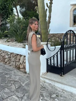 Jumpsuit Luara taupe