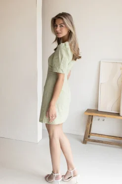 Jurk Izzy groen
