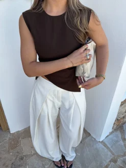 Kiara top bruin