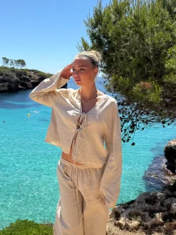 Linnen Blouse Loïs beige