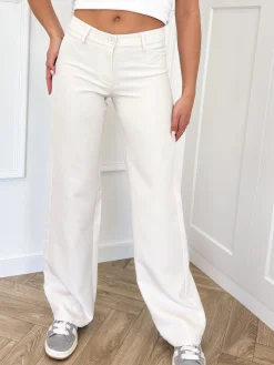 Low waist pantalon Anouk beige