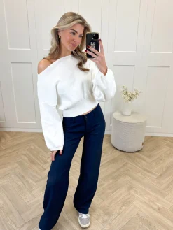 Low waist pantalon Anouk navy