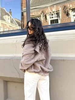 Madelief jas taupe