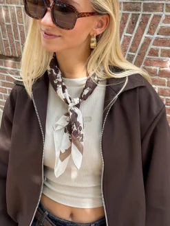 Mini sjaal cow print