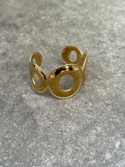 Moon armband goud