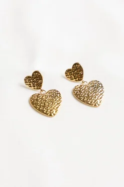 Oorbel Heartdrop goud