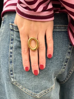 Orbit ring goud