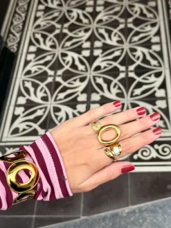 Orbit ring goud