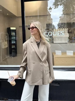 Oversized blazer Aveline camel