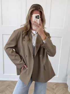 Oversized blazer Aveline camel