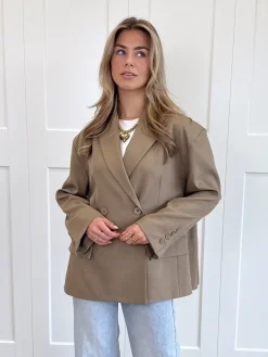 Oversized blazer Aveline camel