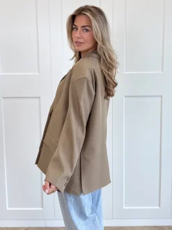 Oversized blazer Aveline camel