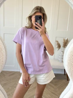 Oversized T-shirt lila