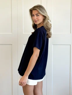 Oversized T-shirt navy