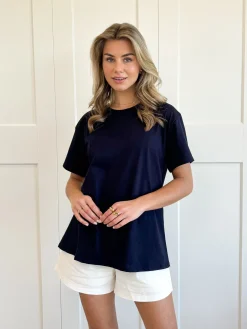 Oversized T-shirt navy
