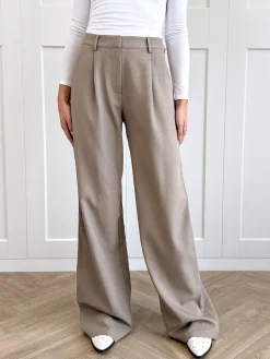 Pantalon Amélie taupe