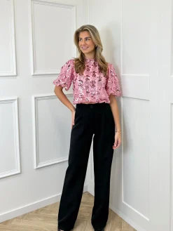 Pantalon Charlotte zwart