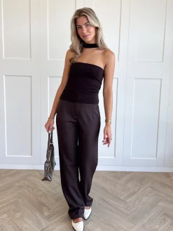 Pantalon Claire bruin