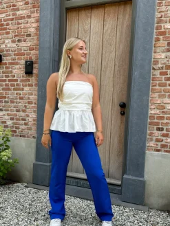 Pantalon Esther blauw