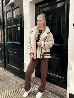 Pantalon Esther bruin
