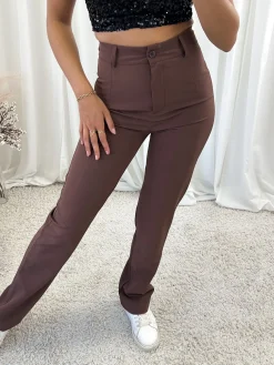 Pantalon Esther bruin