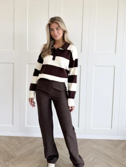 Pantalon Esther bruin