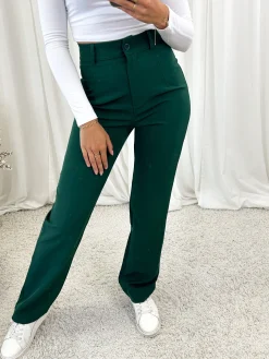 Pantalon Esther donker groen