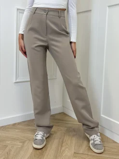 Pantalon Esther taupe