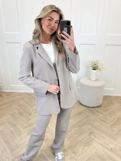 Pantalon Esther taupe