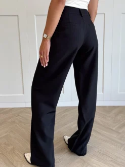 Pantalon low waist Steff zwart