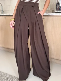 Pantalon Mavie bruin