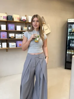Pantalon Mavie grijs