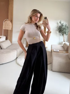 Pantalon Mavie zwart