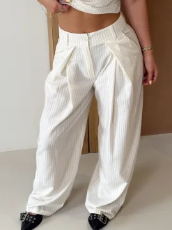 Pantalon Mijntje cremè