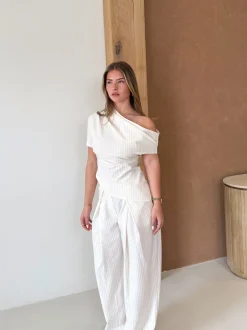 Pantalon Mijntje cremè