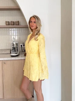Playsuit Diede geel