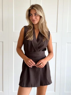 Playsuit Emma bruin