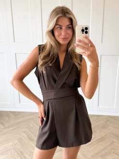 Playsuit Emma bruin