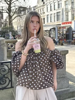 Polkadots top Bibi bruin