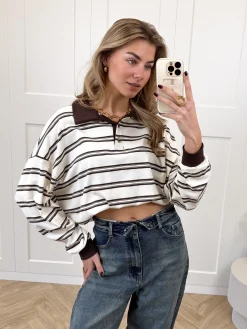 Polo sweater Luna beige