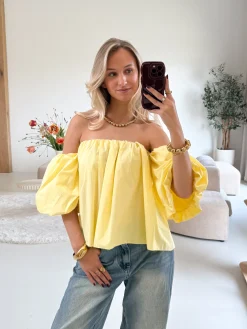 Puk top butter yellow