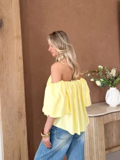 Puk top butter yellow