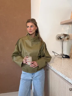 Ruby jas olive green