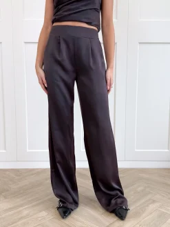 Satin broek Jente bruin