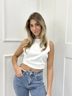 Satin wrap top Jill wit