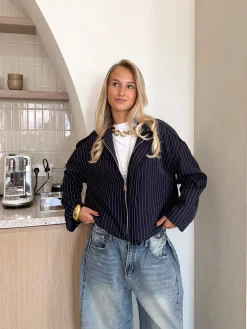 Senna jacket blauw