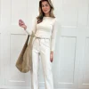 Shopper Suède licht beige