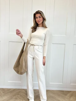 Shopper Suède licht beige